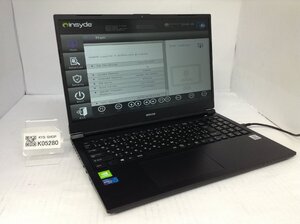 ジャンク/ MouseComputer K5-i7CMLCB Intel Core i7-10750H メモリ16.38GB NVME1TB 【K05280】