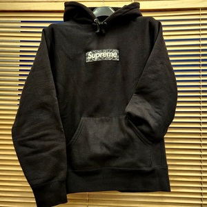  C-08285K【バンダナロゴ】Supreme シュプリーム 19AW パーカー フーディ― ブラック 黒 メンズ ストリート ブランド サイズ 商品説明