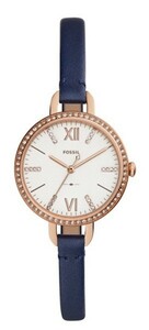 FOSSIL フォッシル es4403 Annette Blush navy Leather ladies watch アネット ネイビーレザー 腕時計