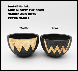 ＜invisible ink Collection＞インヴィジブルインク鉢＿MUD N DUST THE BOWL＿2点セット