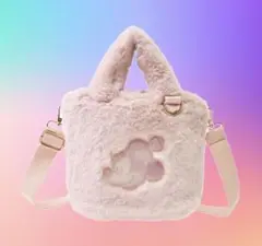 新品・未使用 ミニー ファートート 2WAY Fur Tote ディズニー