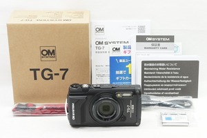 【適格請求書発行】新品級 OM SYSTEM オーエムシステム Tough TG-7 OLYMPUS コンパクトデジタルカメラ 元箱付【アルプスカメラ】240401s