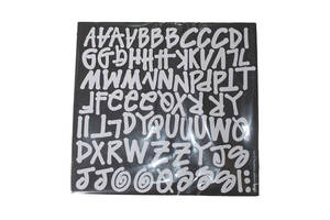 STUSSY ALPHABET MAGNETS