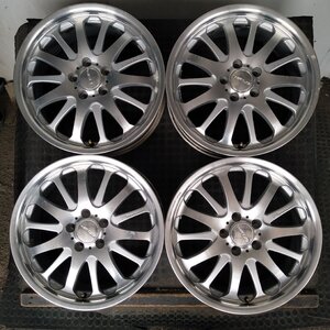 管理番号：A6-157【4本価額】【18x7J 5x114.3 ET+48 ハブ73】WALD PORTOFINO・C-HR ヴォクシー等・店頭引取可能・適格請求書発行可能