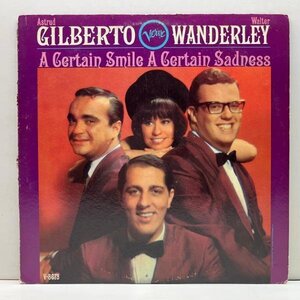 良再生!! MONO RVG刻印 USオリジ JOAO GILBERTO参加 ASTRUD GILBERTO WALTER WANDERLEY A Certain Smile A Certain Sadness (