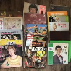 処分予定【希少】レコード EP まとめ売り 昭和 レトロ 坂本九 石原裕次郎 等