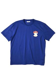 (D) jw anderson ジェイダブリューアンダーソン 23SS APPLE CORE LOGO T-SHIRT L ブルー (ma)