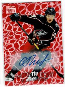 2020-21 UD Metal Universe Hockey Calvin Thurkauf Skybox Premium 1997-98 Retro Star Rubies Auto