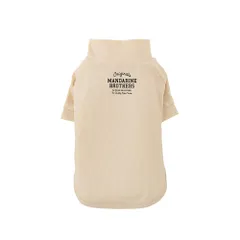 MANDARINE BROTHERS マンダリンブラザーズ SKIN TIGHT COOL Tshirt スキンタイトクールTシャツ 犬 服 ドッグウェア (IVORY, 4L) [IVORY] [4L]