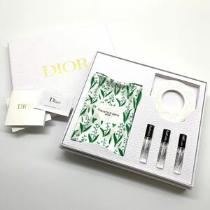 未使用 Christian Dior クリスチャンディオール 香水 ラッキー ポーチセット アロマ 2ml×3 管理RT29287