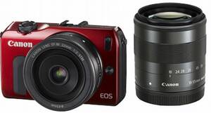 【中古】Canon ミラーレス一眼カメラ EOS M ダブルレンズキット EF-M18-55mm F3.5-5.6 IS STM/EF-M22mm