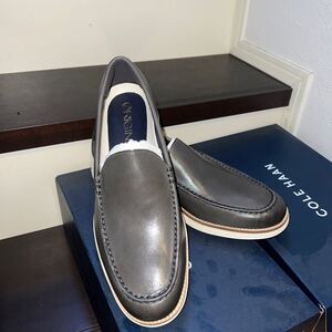 新品貴重完売高級レザーCOLE HAAN コールハーン C29698 27.5cmローファー スリッポン