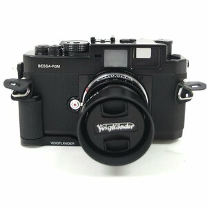 【超美品/箱説付き】Voigtlander/フォクトレンダー BESSA-R3M 250th/250周年記念 HELIAR classic 50mm F2.0 ブラック フィルムカメラ【18】