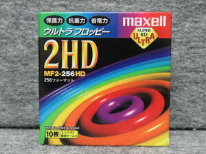 ●マクセル 2HD MF2-256HD(256フォーマット)ウルトラフロッピー 3.5型 FD フロッピーディスク 10枚pack【未使用品】