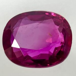 ソ付き!!1円〜!!◆天然ルビー0.564ct◆d 約5.4×4.5×2.1mm ルース 裸石 宝石 コランダム ルビー sapphire w3/329