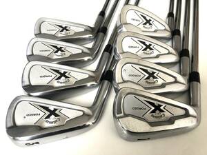 左 レフティ キャロウェイ X FORGED フォージド 2007 アイアン 3-PW 8本 ライフル プロジェクトX 6.5 X　※拡大画像あり