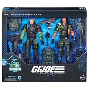 G.I. Joe Classified Series Mad Marauders Low-Light Spirit Iron-Knife & Niyol(128) 2-Pack