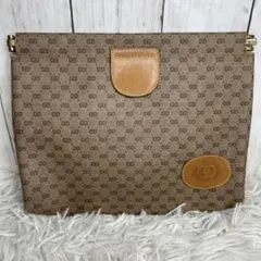 GUCCI オールドグッチ　セカンドバッグ　クラッチバッグ　GGロゴ