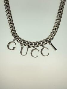 GUCCI◆ネックレス/-/SLV/トップ無/メンズ