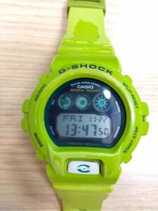 【中古品】CASIO G-SHOCK G-6900GR 3180 ライムグリーン ジーショック 現状品 Green Colors