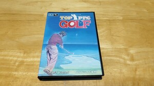 ★MD「トッププロゴルフ(TOP PRO GOLF)」箱・取説付き/SOFT VISION/メガドライブ/MEGA DRIVE/SPT/スポーツ/レトロゲーム★