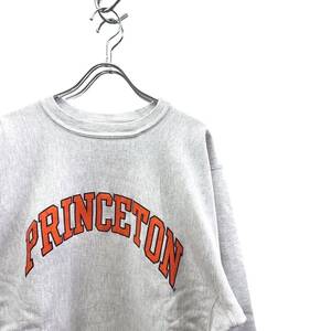 90s ビンテージ チャンピオン リバースウィーブ PRINCETON カレッジプリント スウェット XL グレー 90年代 アメリカ製 プリンストン