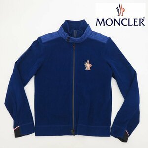 MONCLER モンクレール メンズ ブルゾン フリース Mサイズ ブルー 美品 1円スタート