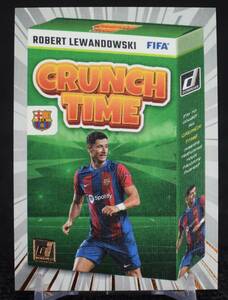 2023-24 Panini Donruss Crunch Time Robert Lewandowski Barcelona Poland Fifa サッカー カード