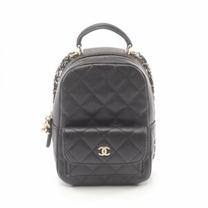 シャネル マトラッセ ブランドオフ CHANEL キャビアスキン(グレインドカーフ) リュックサック バックパック キャビア 中古 レディース