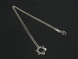 1円 ■美品■ TIFFANY＆Co ティファニー スターオブダビデ SV925 ネックレス ペンダント アクセサリー レディース シルバー系 FD9460