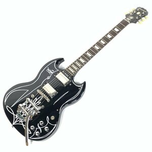 Epiphone エピフォン SG エレキギター シリアルNo.1702201808 黒系★簡易検査品