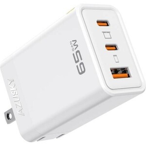 PD USB充電器 65W GaN Type C 急速充電器 高速充電器 PD対応 USB-C×2 & USB A 3ポートGaN