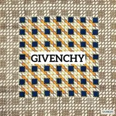 ★GIVENCHY★ スカーフ チェック ストライプ レトロ オフホワイト