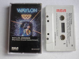 ◆カセット◆ウェイロン・ジェニングス WAYLON JENNINGS / What Goes Around Comes Around 輸入版　中古カセットテープ多数出品中！