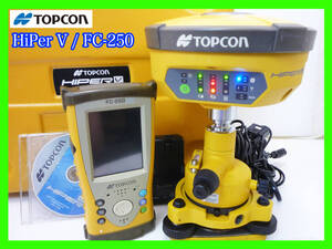 総額220万円超え 校正済 TOPCON 2周波GNSS受信機 Hiper V みちびき 衛星 GGD ハイパー データ受信機FC-250 ソフト 保証書 付属品 ケース②