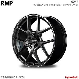 RMP/025F MPV LY3P アルミホイール 4本セット【18×7J 5-114.3 INSET48 セミグロスガンメタ＋リムエッジDC＋ロゴマシニング】