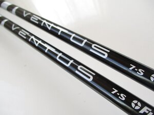 2本 日本仕様 VENTUS BLACK VELOCORE(7-S)【3W 5W FW 42.75/42.25インチ用 ピン スリーブ付 PING G425 G410 G430 LST ベンタス ブラック