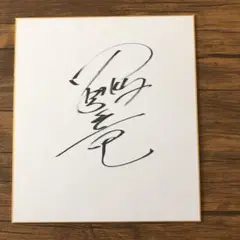 相撲 鶴竜 直筆 サイン 色紙