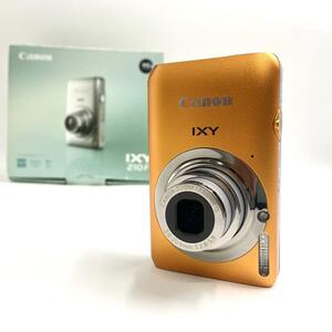 【動作保証/極美品】　Canon IXY キャノン　イクシー 210F コンパクトデジタルカメラ　オレンジ　orange　COMPACT DIGITAL CAMERA　　　