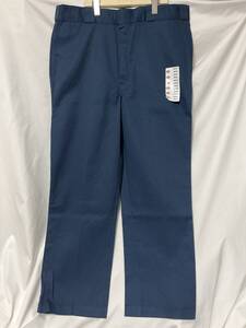 新品 DS 90s USA製 DICKIES ディッキーズ 874NV チノパン ワークパンツ ネイビー W38 L30 (O-5-2)