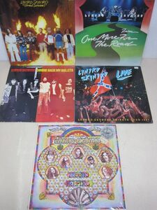 LP・レーナードスキナード LYNYRD SKINYRD 5セット・USA、西独盤3枚+国内盤2枚・LIVE, GIMMIE BACK MY BULLETSなど01-51