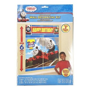 きかんしゃトーマス 壁用 デコレーション シート 14676 THOMAS BIRTHDAY BANNER 誕生日会 グッズ パーティーグッズ 男の子