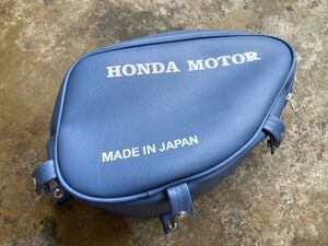 ホンダ CUB カブ スーパーカブ C100 CA100 C102 C105 C50 レッグシールド バッグのみ フロントカバー 青 白文字 honda vela_parts 0434