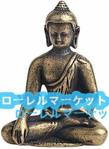 特価★極小仏像 釈迦如来像 真鍮釈迦牟尼仏坐像 銅製仏像 仏教美術品