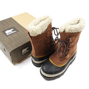 箱付 SOREL ソレル CARIBOU カリブー Size 7 #28330 アメカジ カジュアル ウィンターブーツ スノーブーツ