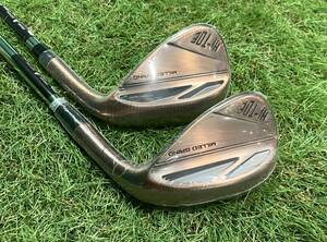 TaylorMade/テーラーメイド MILLED GRIND HI-TOE #50/09+56/10 ウェッジ2本組 KBS HI-REV2.0 115 ノーメッキ 新品・未使用品