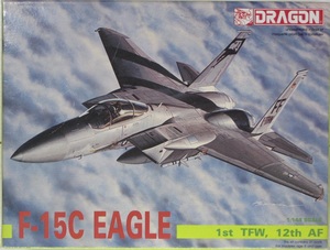 未組立品 ★ DRAGON / ドラゴン　1/144　F-15C EAGLE　1st TFW,12th AF（ 中袋未開封 ）★ F-15C イーグル 第1戦闘航空団 第12空軍 No.4512