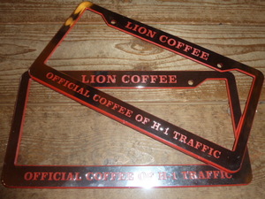 ハワイ LION COFFEE ライオンコーヒー ナンバーフレーム ライセンスフレーム in4mation hilife hei udown 808allday islandsnow usdm hdm 2