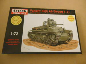 〔全国一律送料340円込〕1/72 アタック PzKpfw 35（t） A8　/ シュコダ T-11