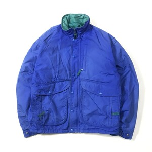 80s ヴィンテージ L.L.Bean エルエルビーン GORE-TEX ゴアテックス バギーズ ジャケット M-L相当 ブルー ビンテージ アウトドア